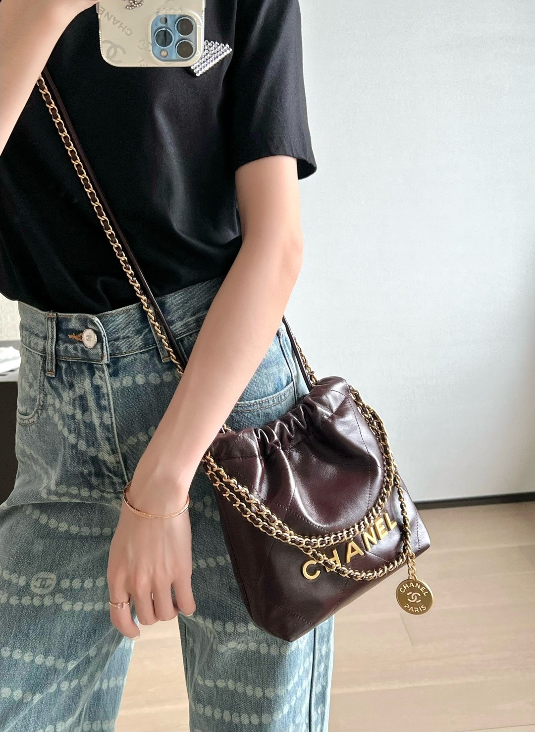 25A 22Bag Mini巧克力色_2