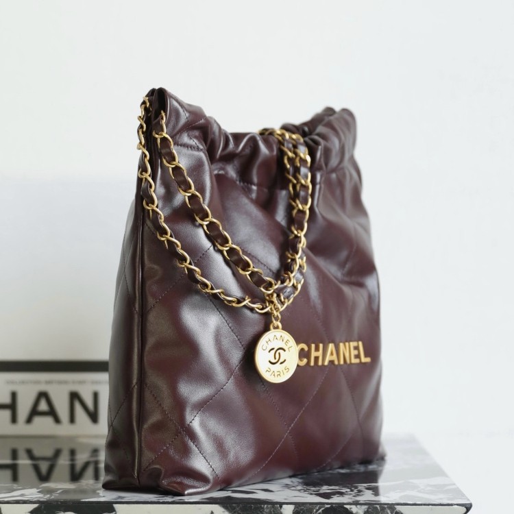 爆款22Bag小號巧克力色_4