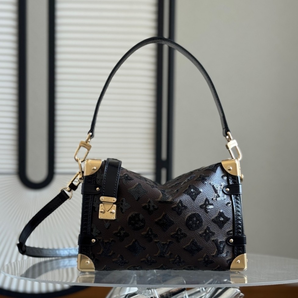 M27036 Side Trunk 小號 珠片盒子包