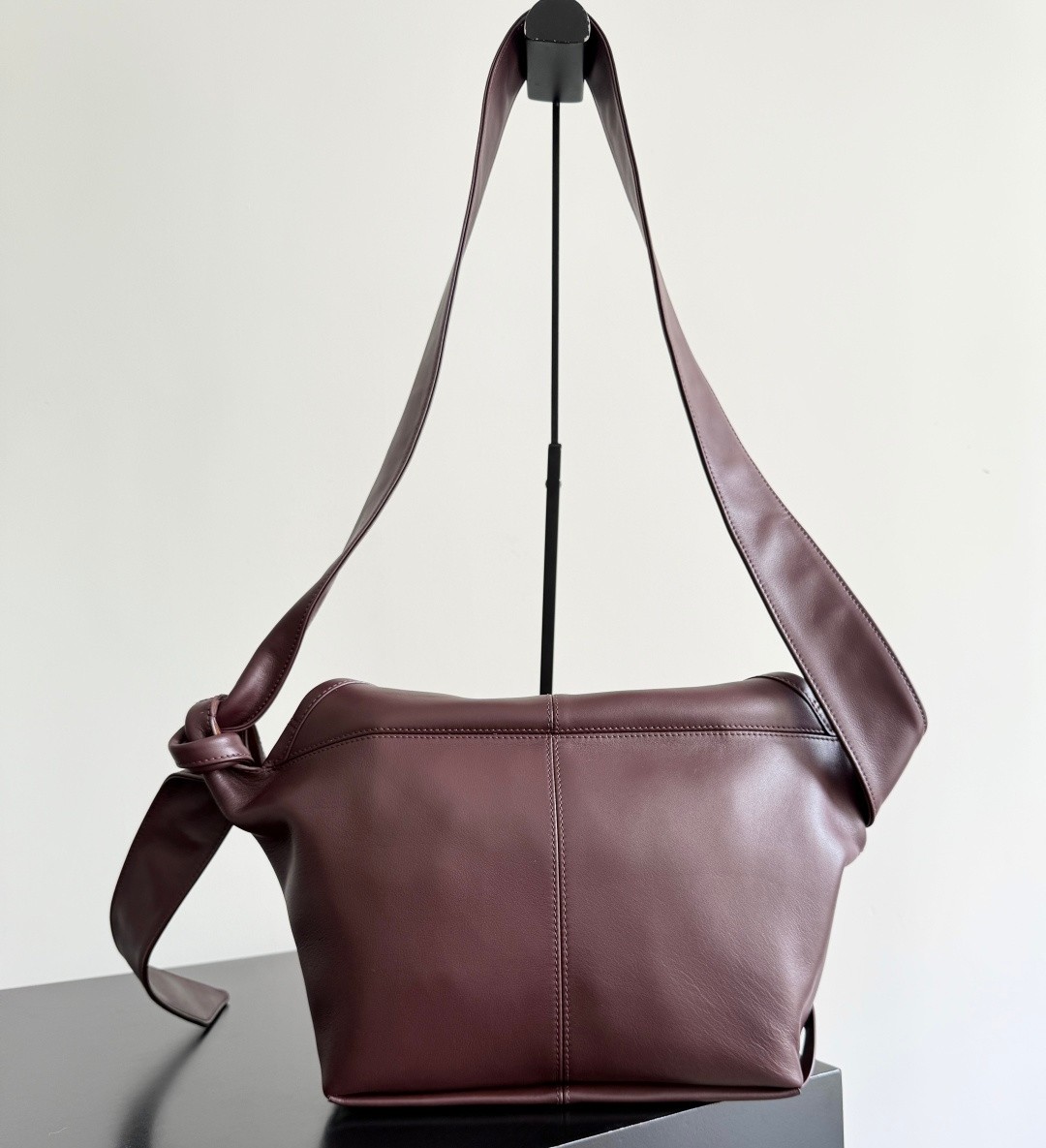 815807 Sawyer 小號牛皮款  茜棕紅色_5