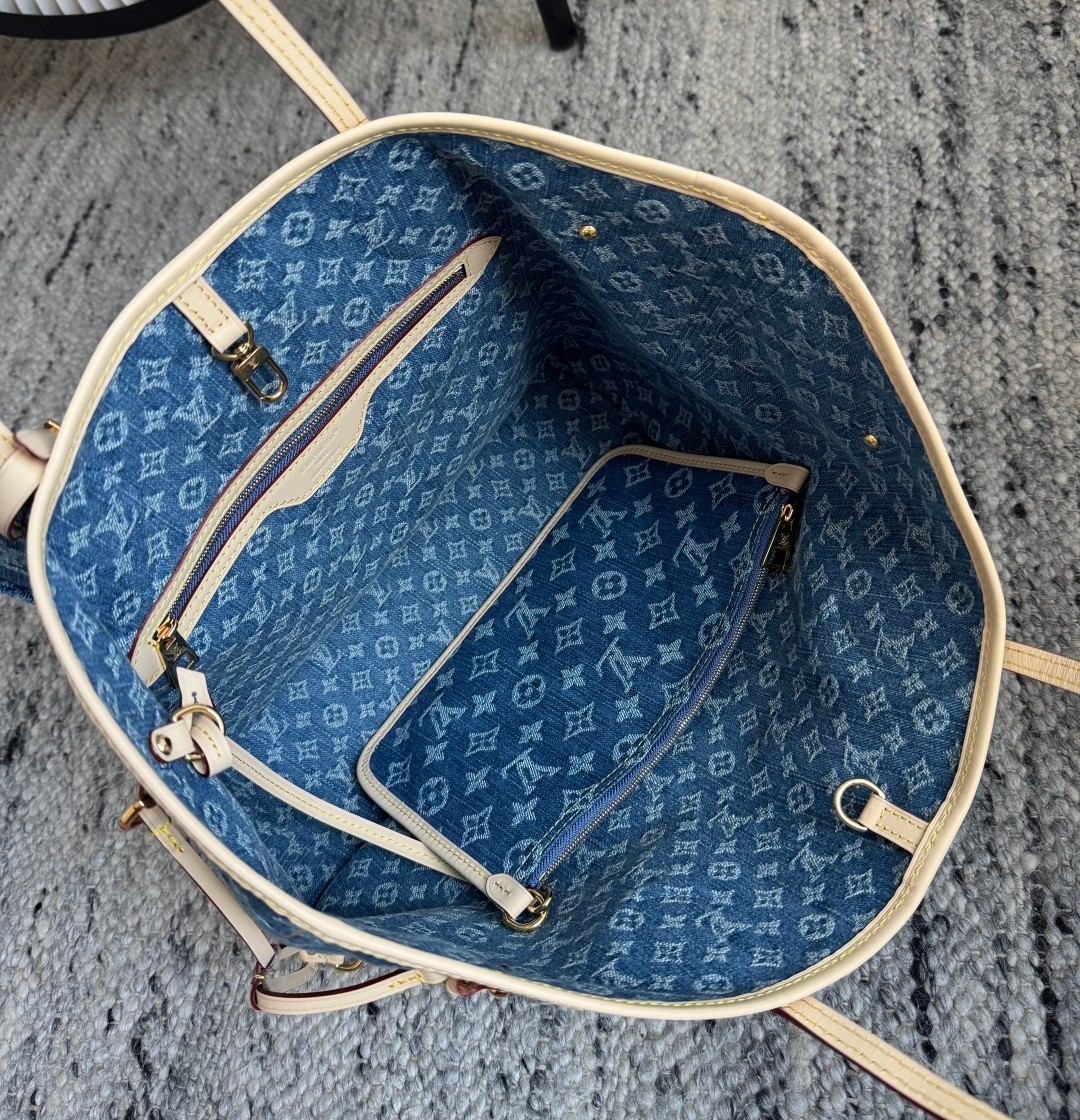 Neverfull 中號丹寧購物袋 M13192_3