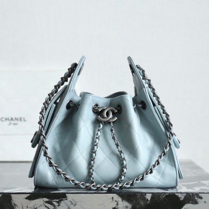 26C 25Bag Mini HandBag霧霾藍古銀