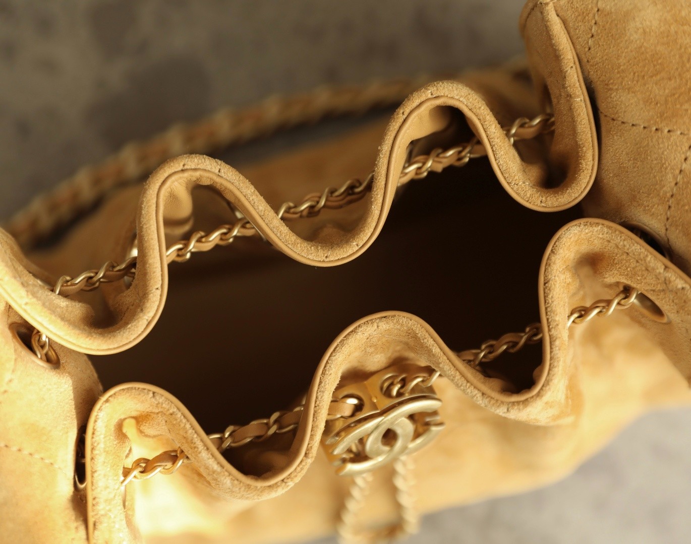 26C 25Bag Mini HandBag麂皮紋巧南瓜黃_5