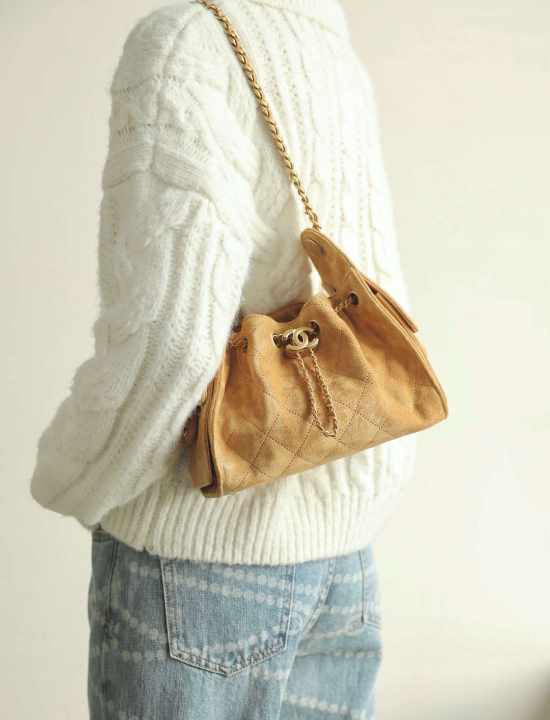 26C 25Bag Mini HandBag麂皮紋巧南瓜黃_2