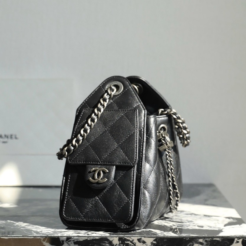 26C 25Bag Mini HandBag球紋黑銀_11