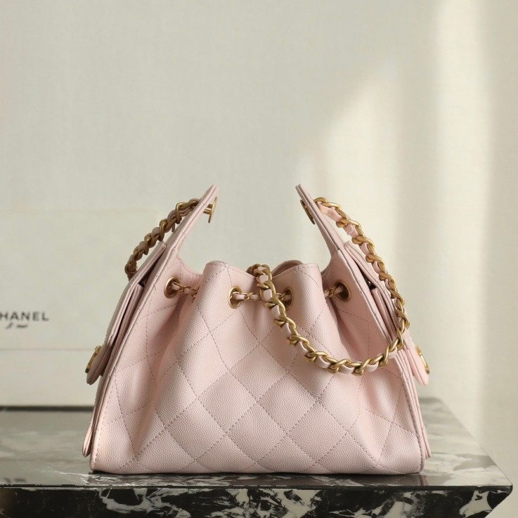 26C 25Bag Mini HandBag球紋淡粉_10