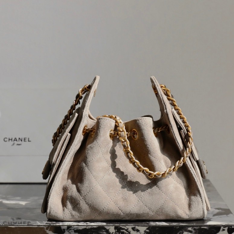 26C 25Bag Mini HandBag麂皮紋大象灰_8