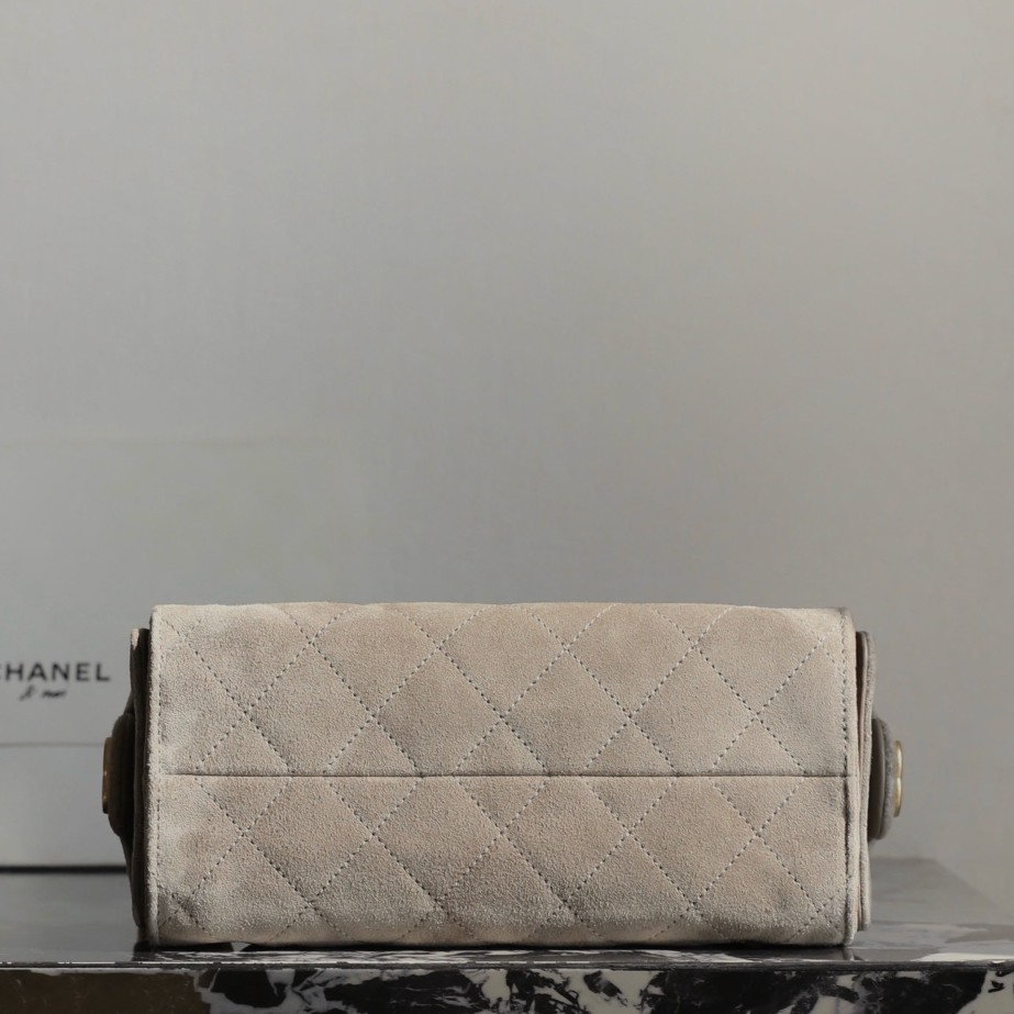 26C 25Bag Mini HandBag麂皮紋大象灰_6