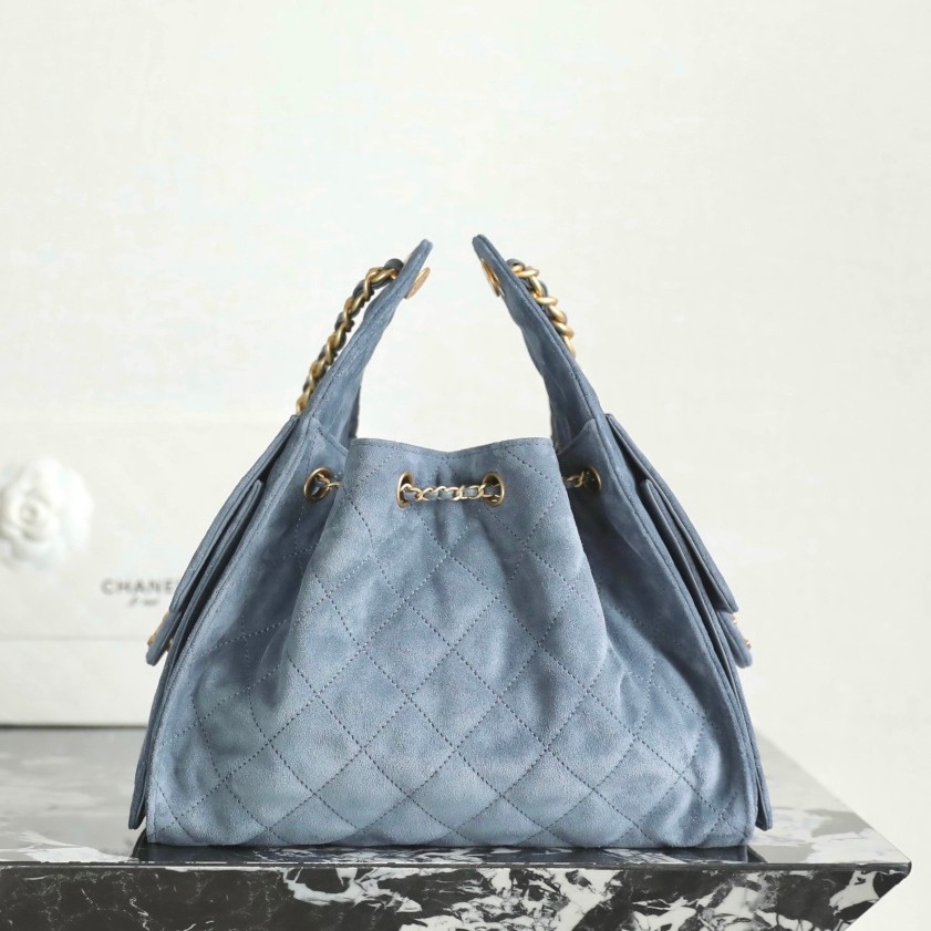 26C 25Bag麂皮紋牛仔藍小號_8