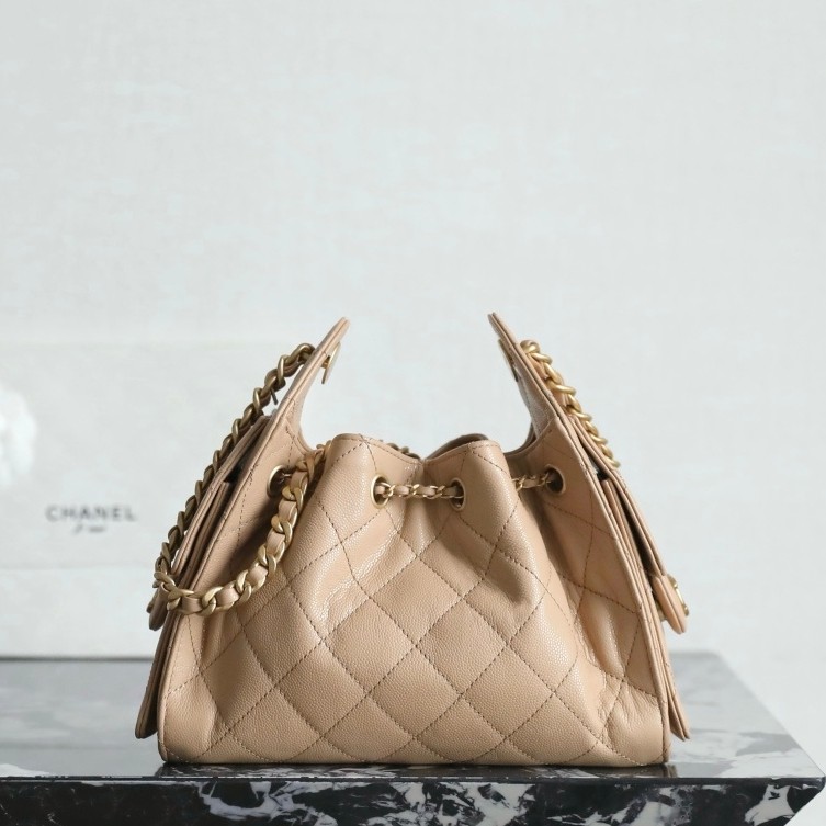 26C 25Bag Mini HandBag球紋奶茶色_9