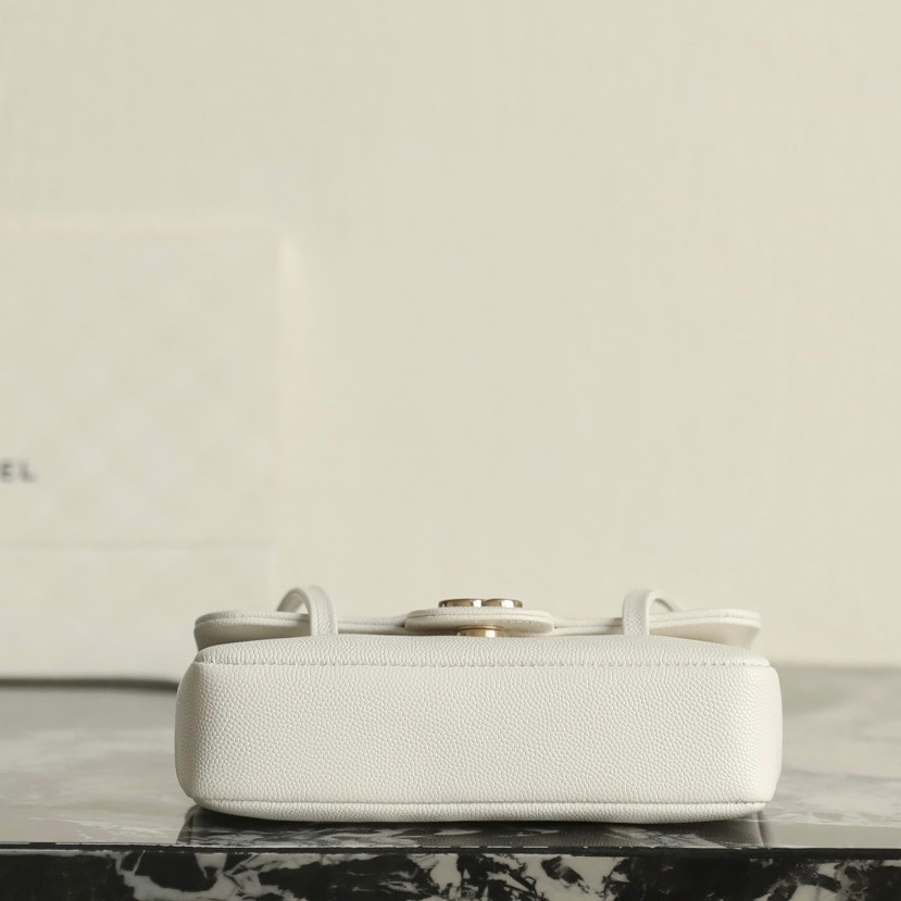 26P春夏皮肩帶Mini手拿包白色_3