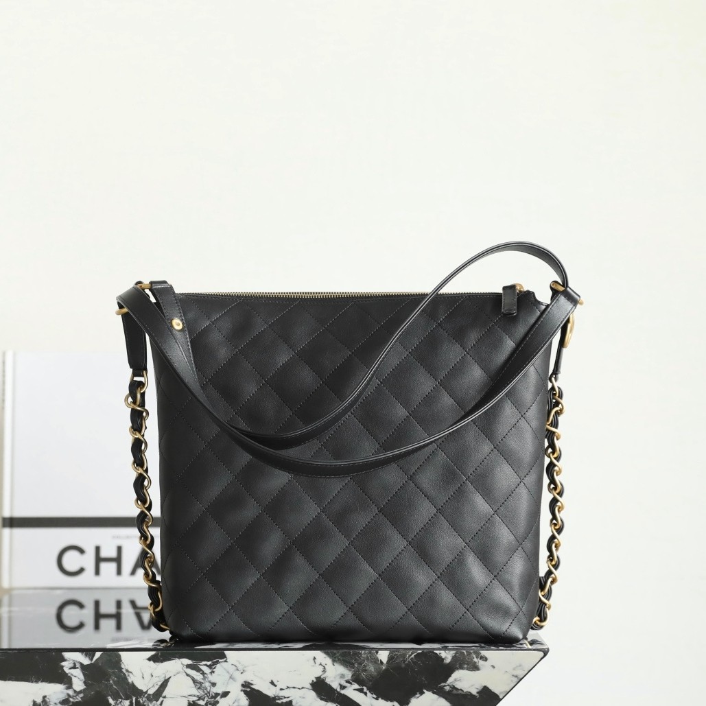 25S春夏Hobo背包 中號黑色