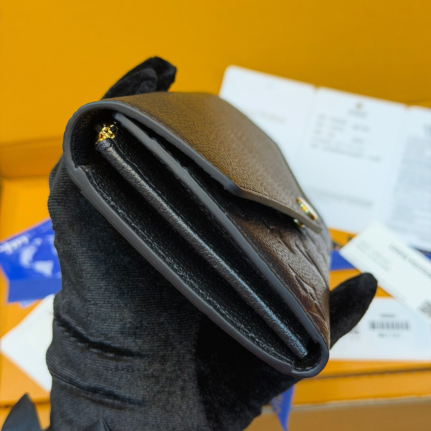 Sarah信封錢夾 黑色_4