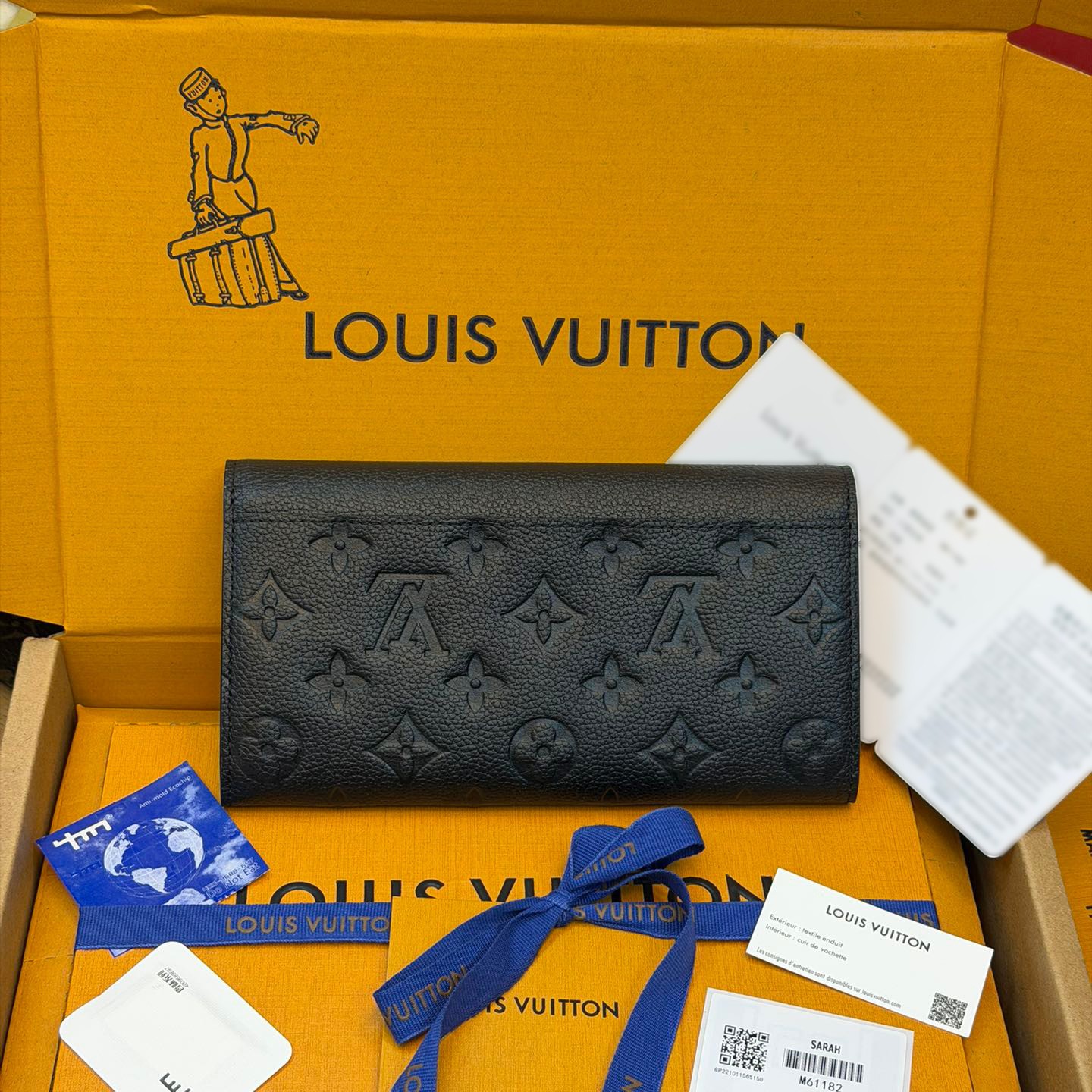 Sarah信封錢夾 黑色_2