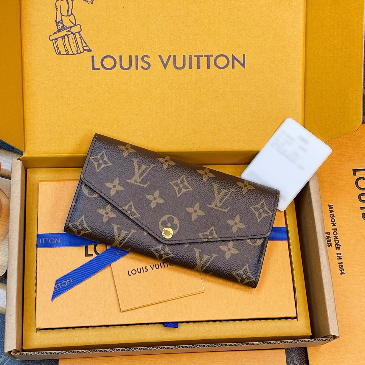 M60531 Sarah 錢包 棕色