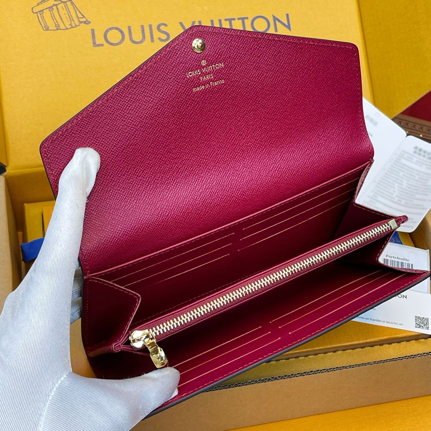 M62234 Sarah 錢包 紫紅色_4