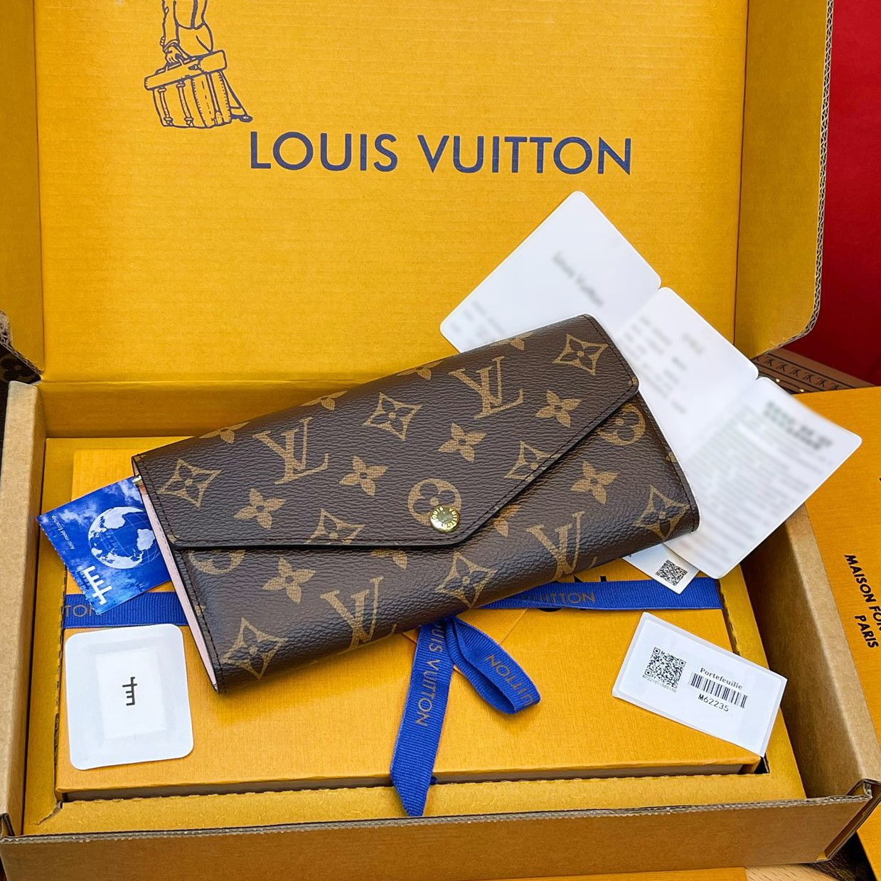 M62235 Sarah 錢包 芭蕾粉色