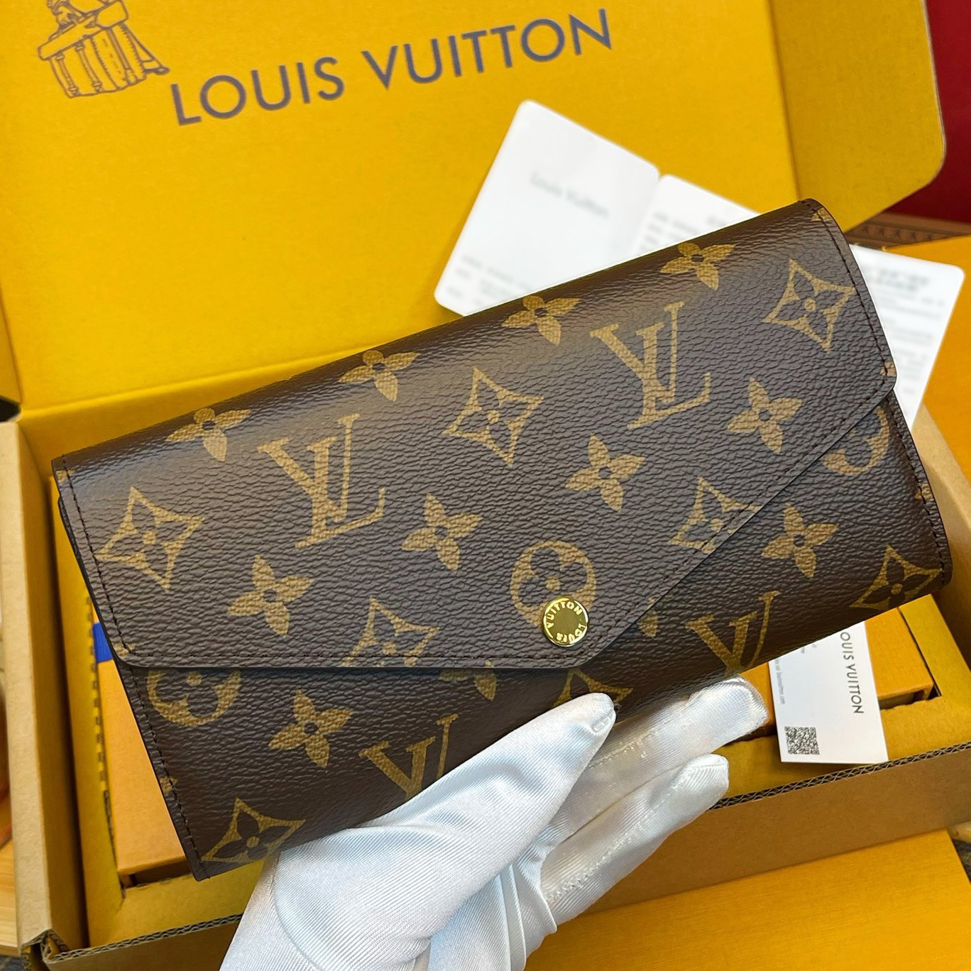 M62236 Sarah 錢包 罌粟紅色