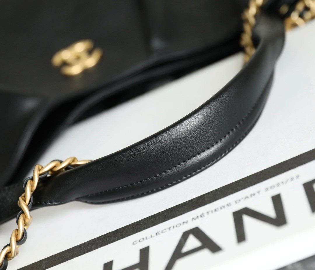 26C早春嬉皮Hobo餃子包黑色小號_5