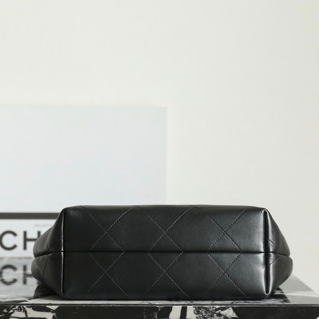 26C早春嬉皮Hobo餃子包黑色小號_6