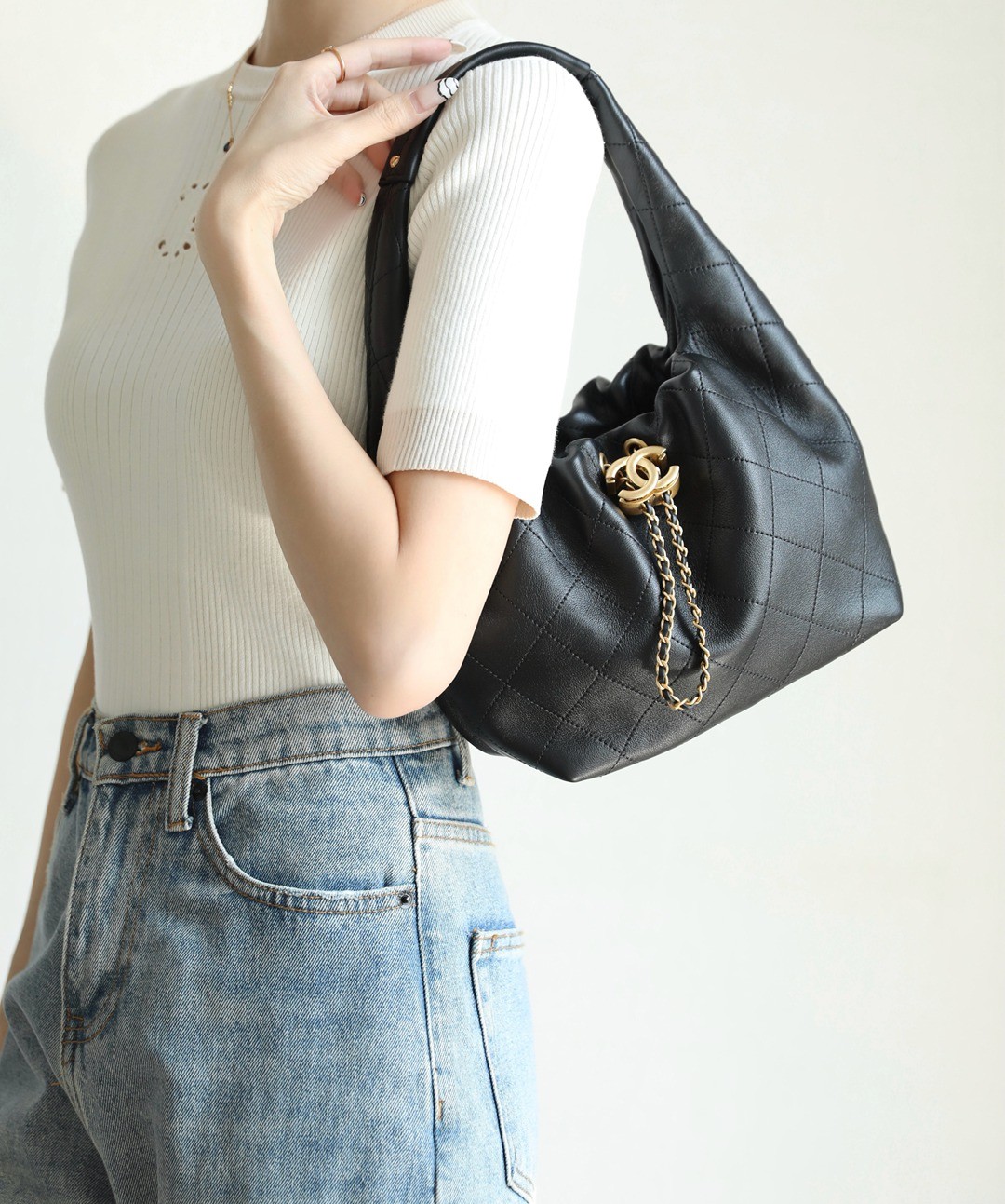 26C Hobo嬉皮包小號黑金_12