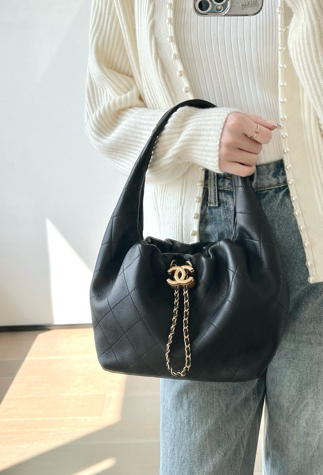 26C Hobo嬉皮包小號黑金_13