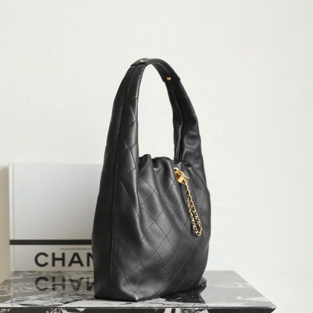 26C Hobo嬉皮包大號黑金_3