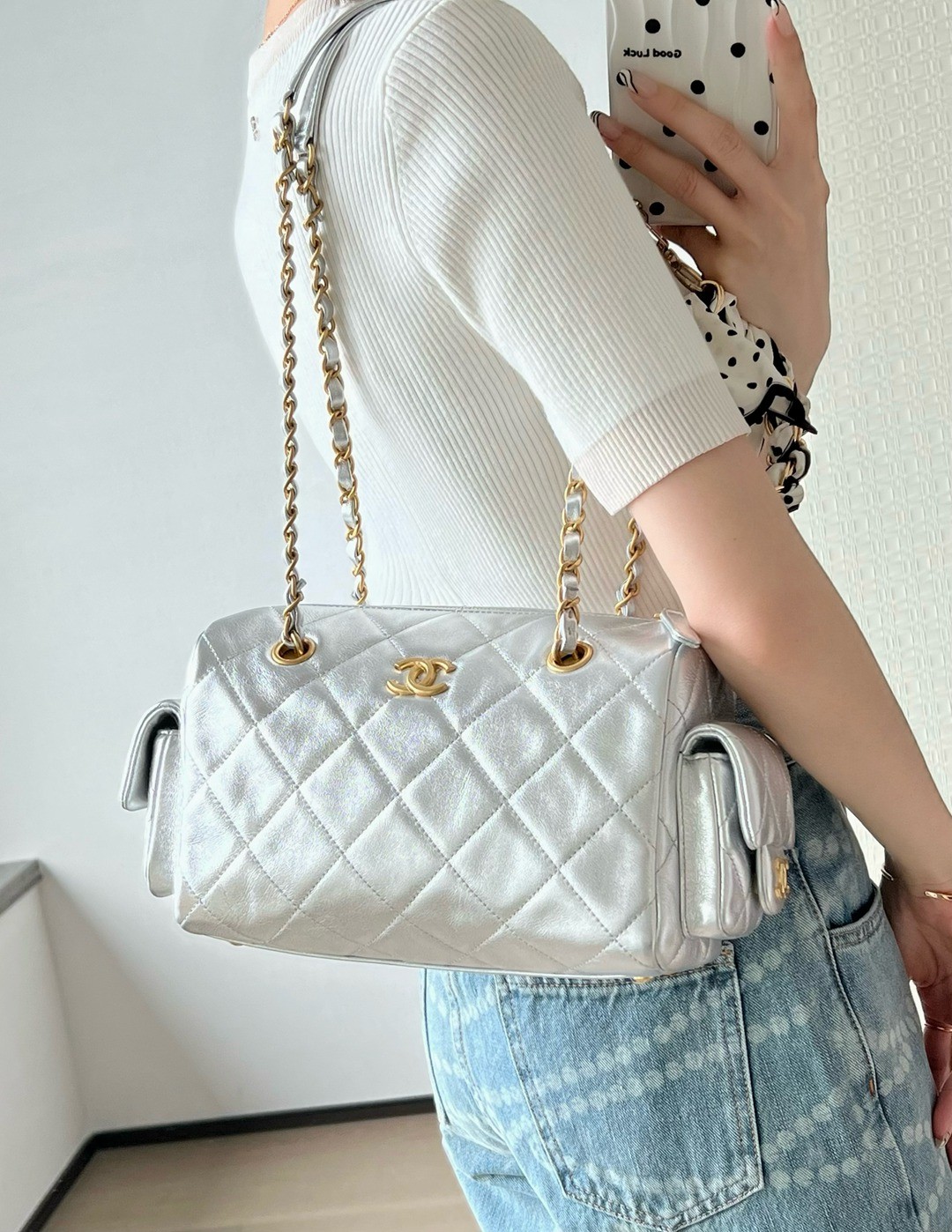 25K雙袋保齡球銀色_2