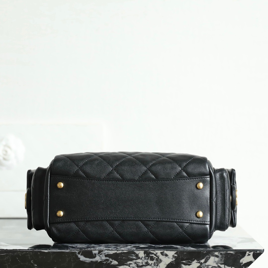 25K雙袋保齡球小球牛皮黑色_6