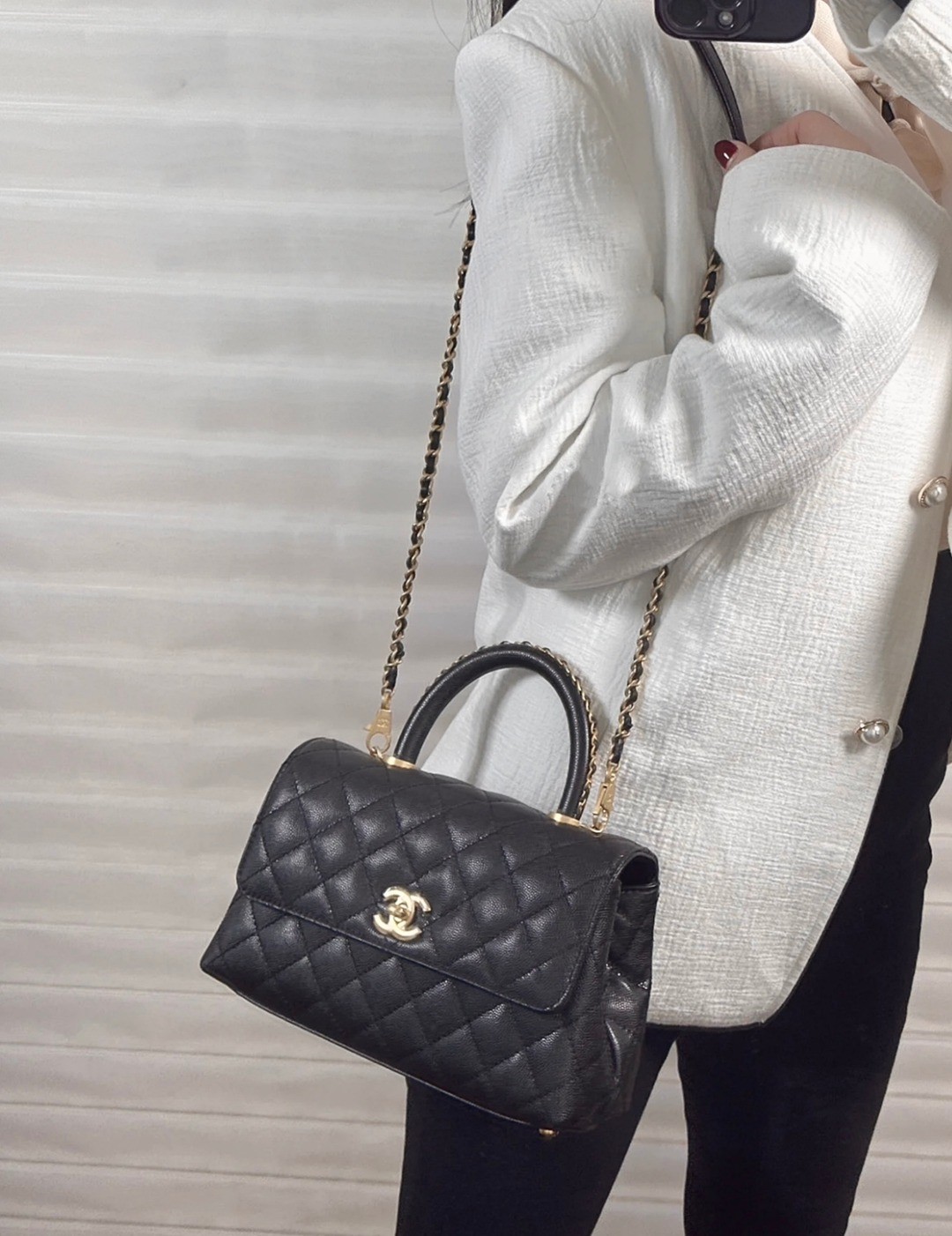 CocoHandle鏈條手柄口蓋黑色小號_10