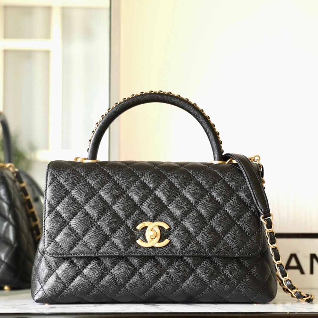 CocoHandle穿鏈手柄口蓋黑色中號