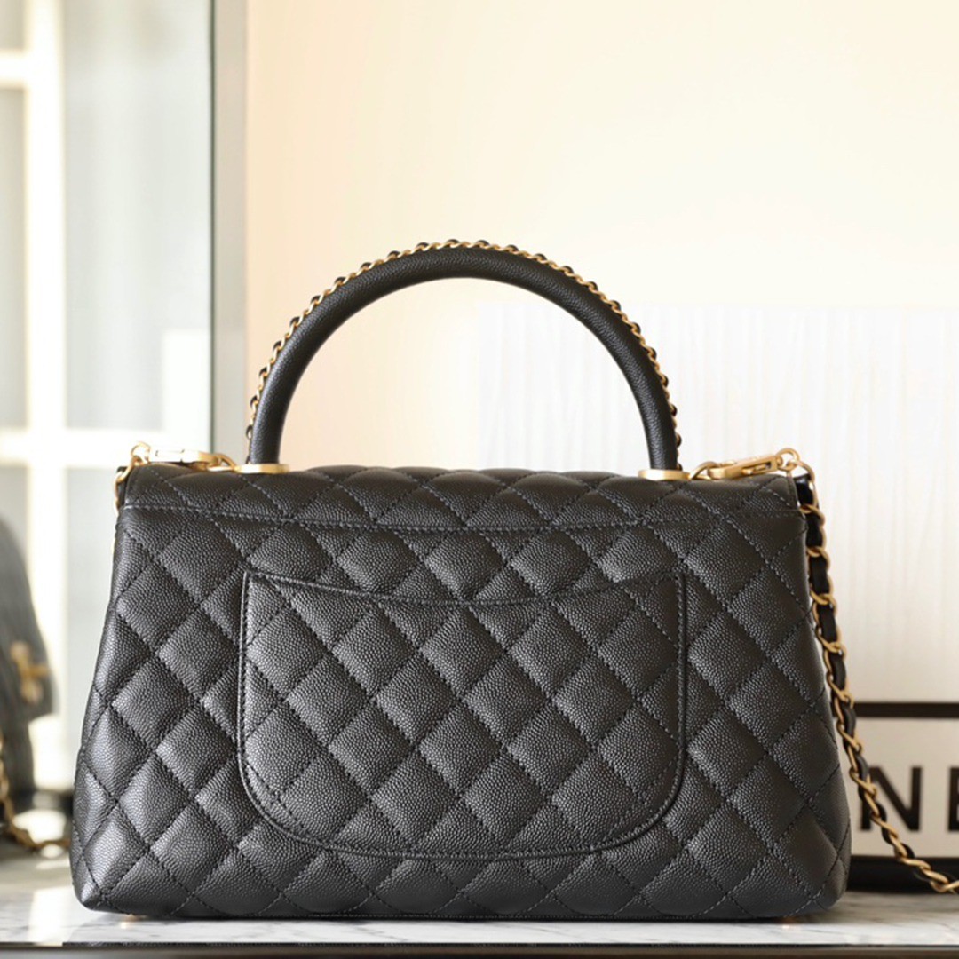 CocoHandle穿鏈手柄口蓋黑色中號_4