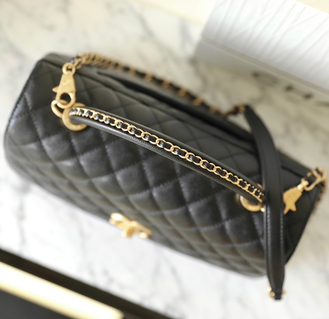 CocoHandle穿鏈手柄口蓋黑色中號_5