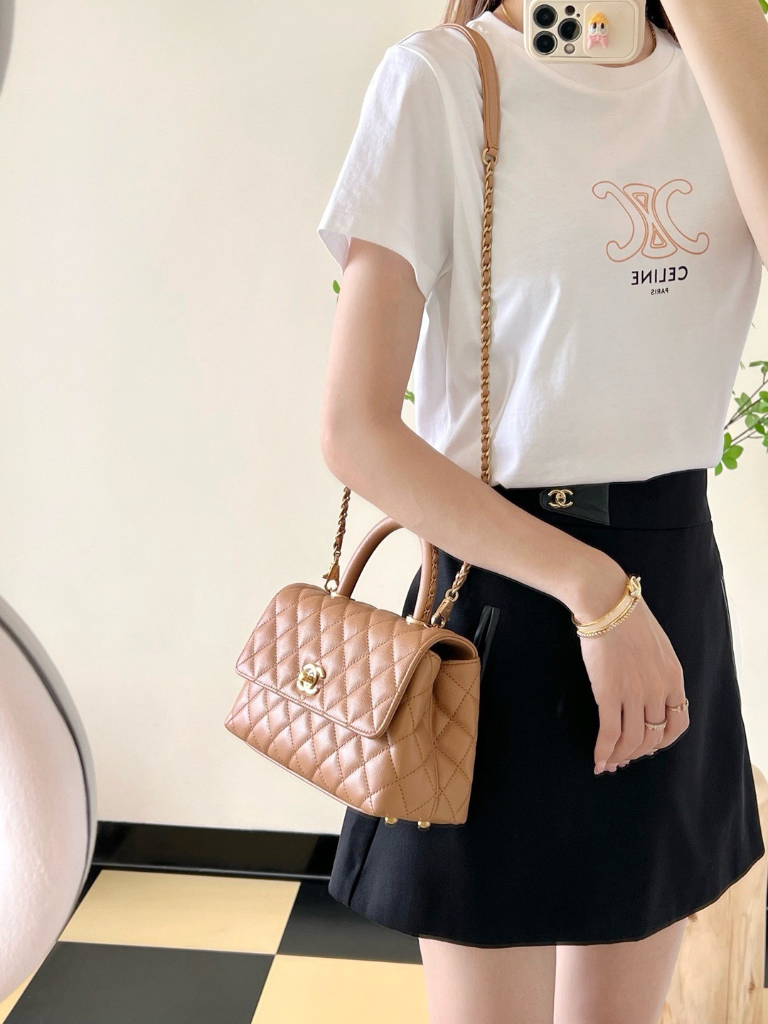 CocoHandle穿鏈手柄焦糖色小號_2