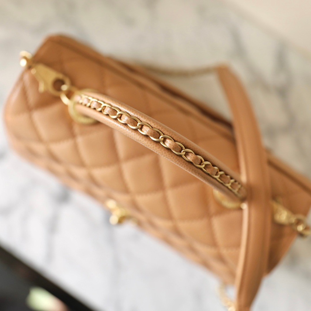 CocoHandle穿鏈手柄焦糖色小號_5