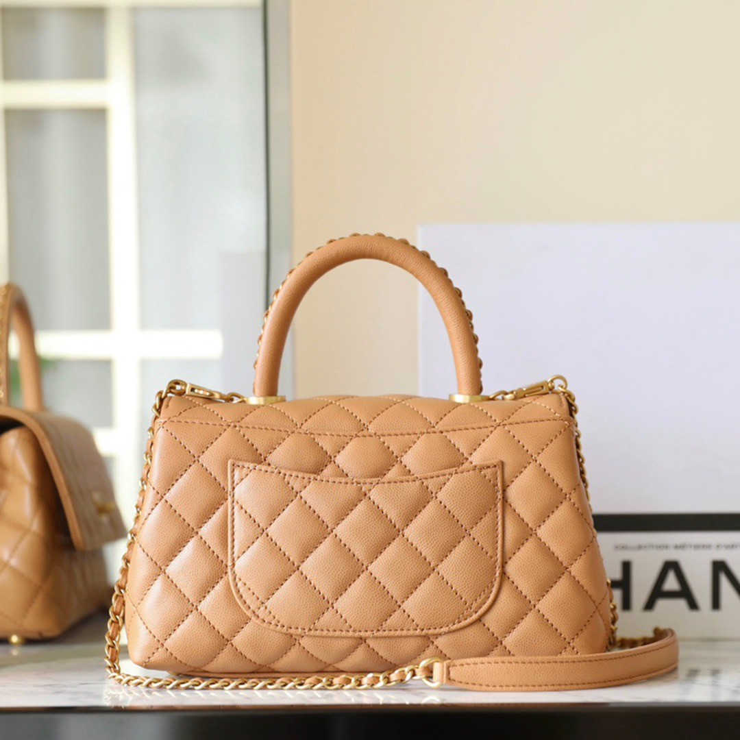 CocoHandle穿鏈手柄焦糖色小號_4