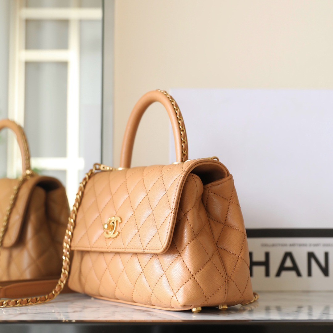 CocoHandle穿鏈手柄焦糖色小號_3