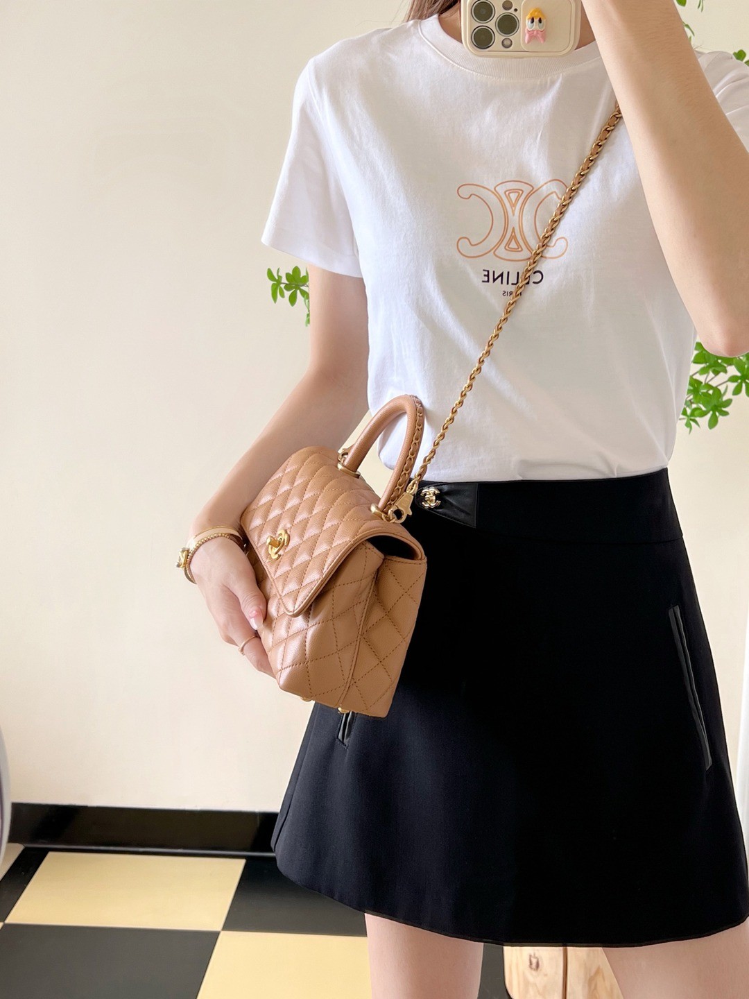 CocoHandle穿鏈手柄焦糖色小號_8