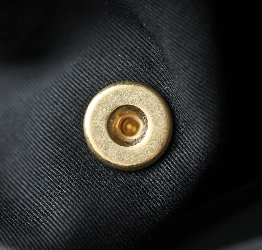 25K粗鏈Hobo嬉皮包中號黑色_9