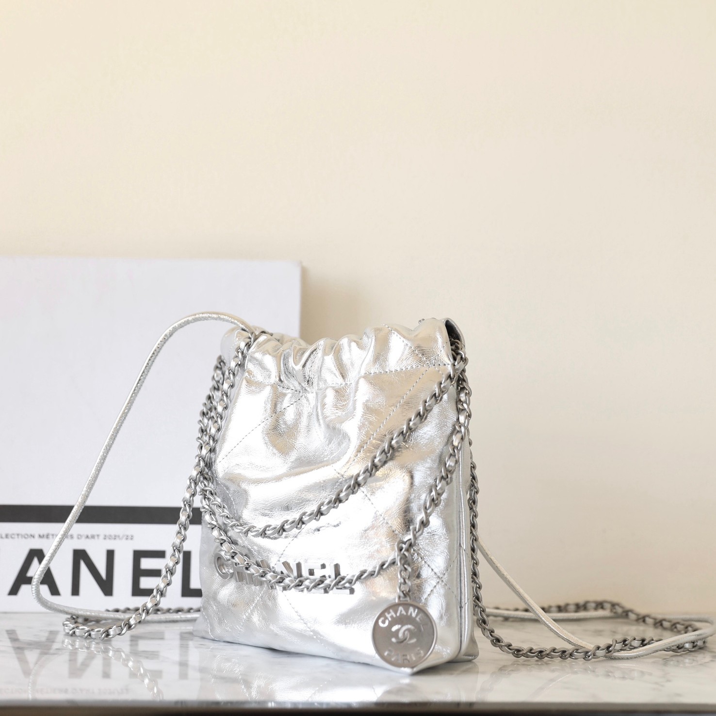 25C迷你22Bag金屬銀_3