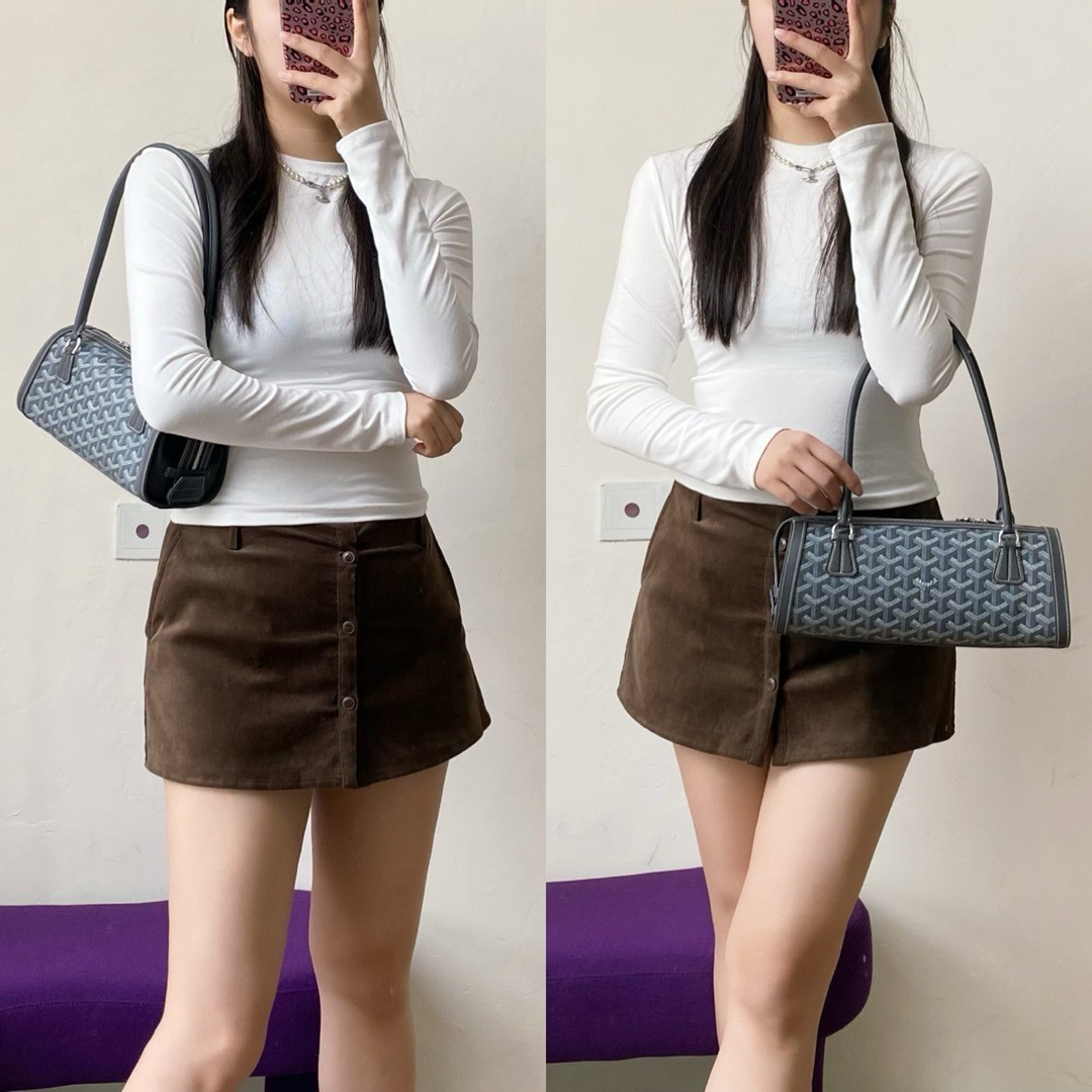 Bonbonniere法棍包灰色_2