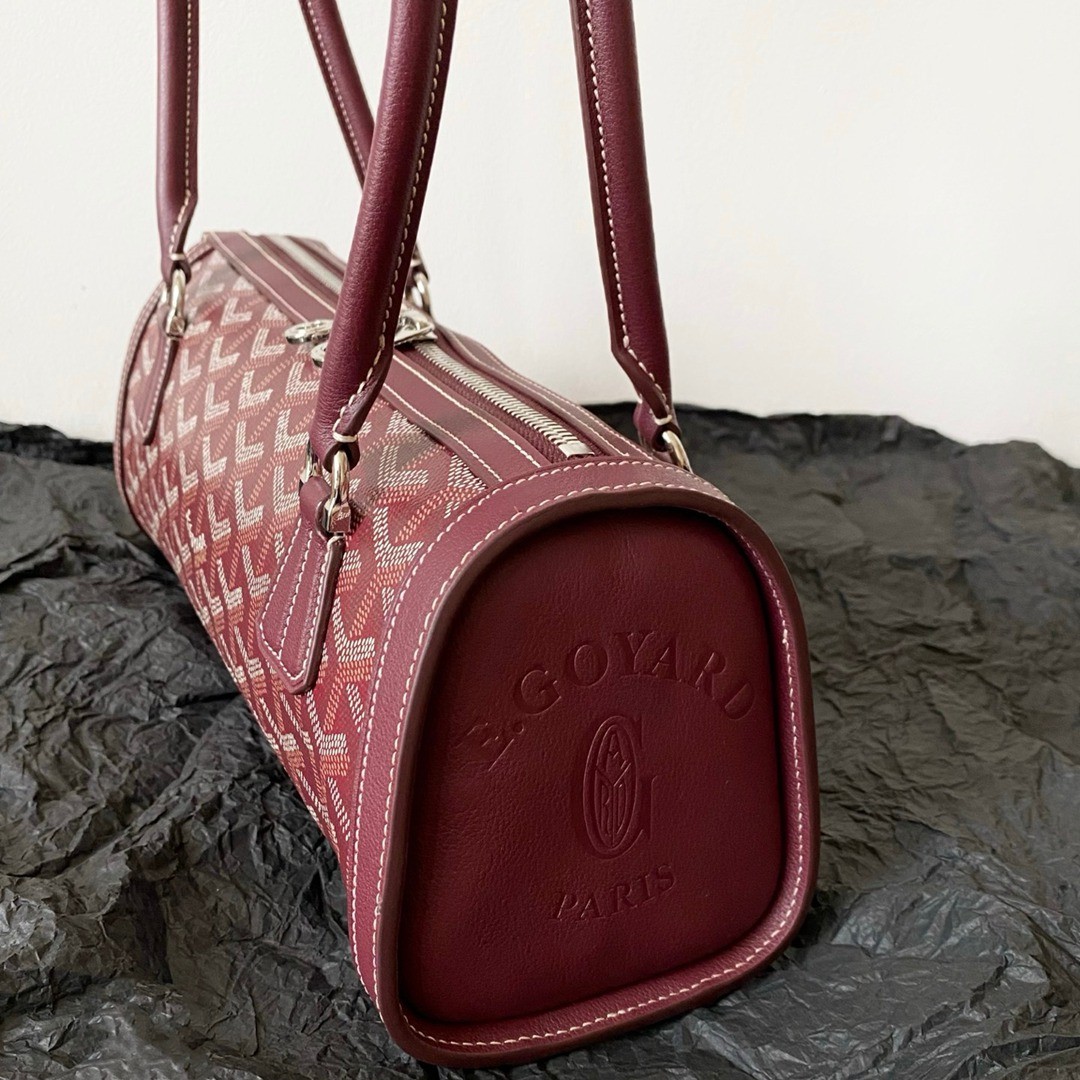 Bonbonniere法棍包酒紅色_4