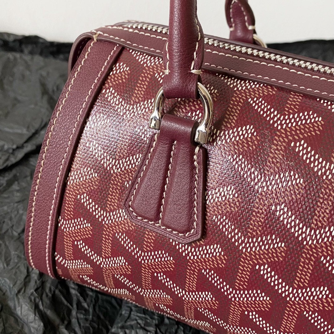 Bonbonniere法棍包酒紅色_6