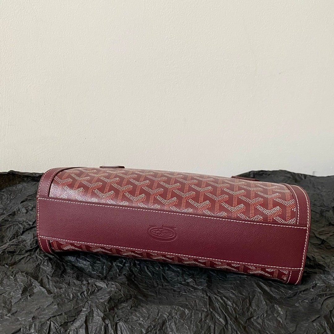 Bonbonniere法棍包酒紅色_7