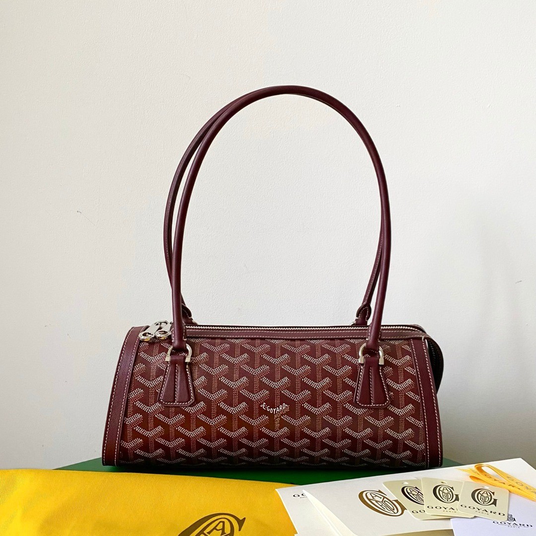 Bonbonniere法棍包酒紅色