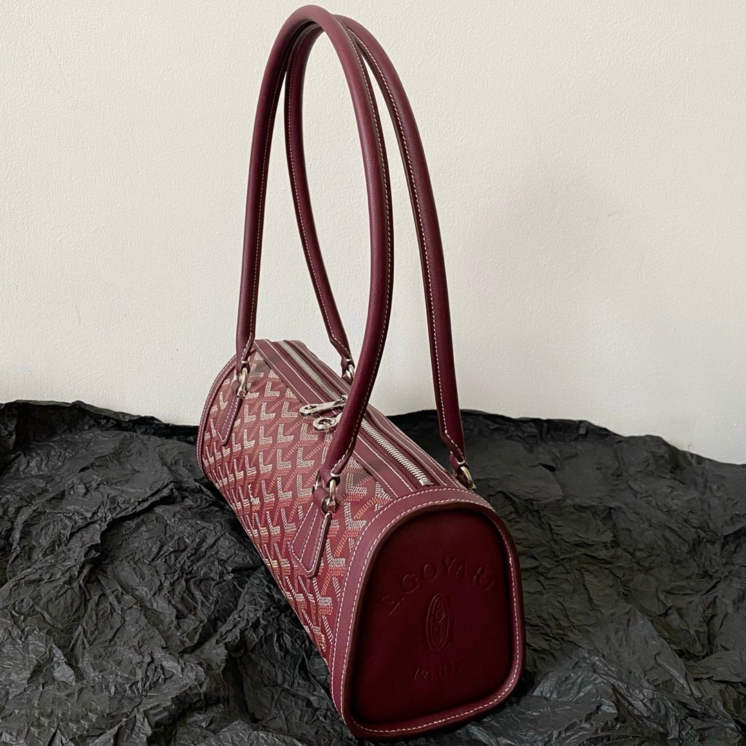 Bonbonniere法棍包酒紅色_8