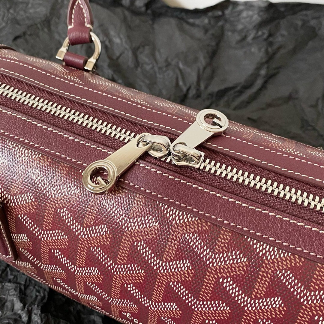 Bonbonniere法棍包酒紅色_5