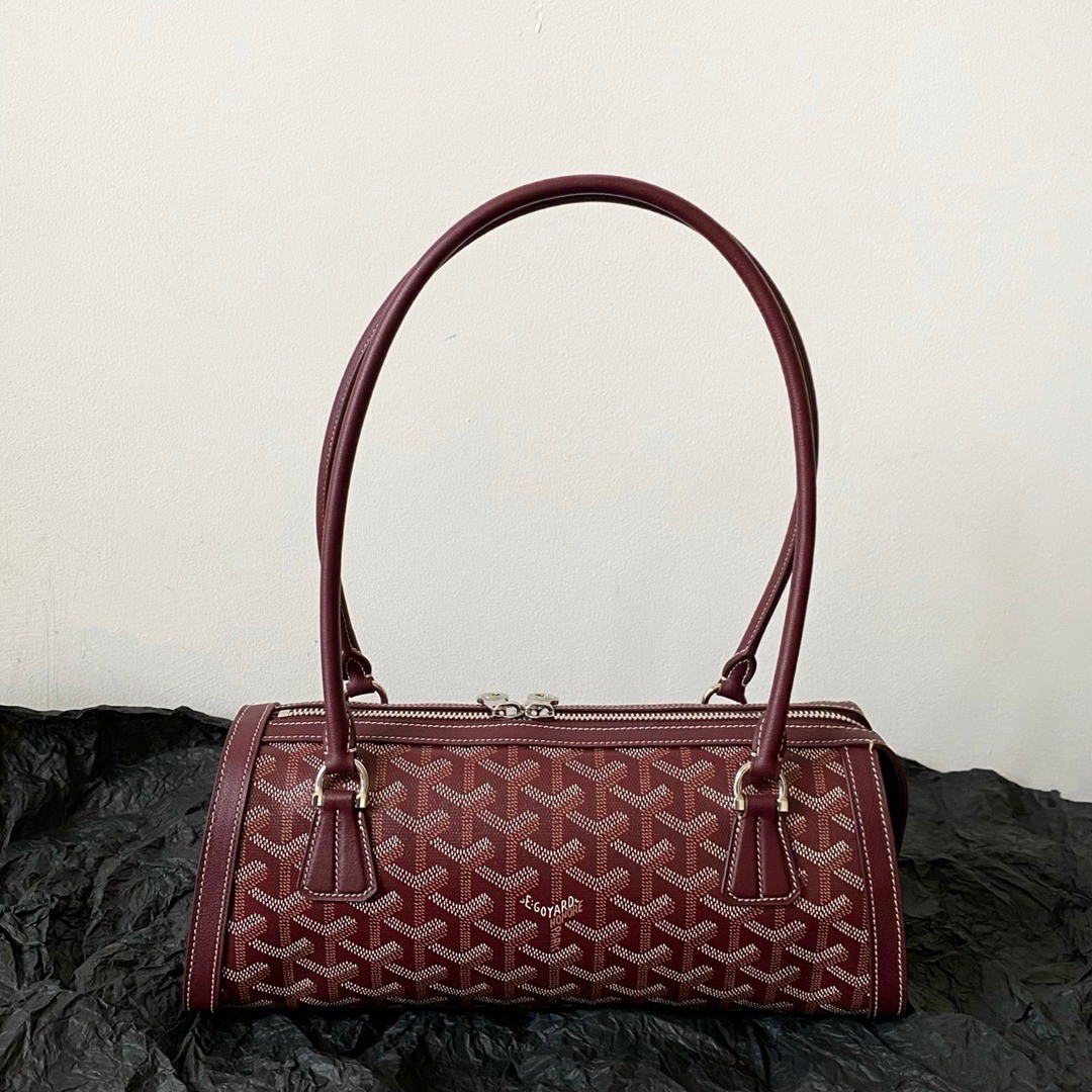 Bonbonniere法棍包酒紅色_9