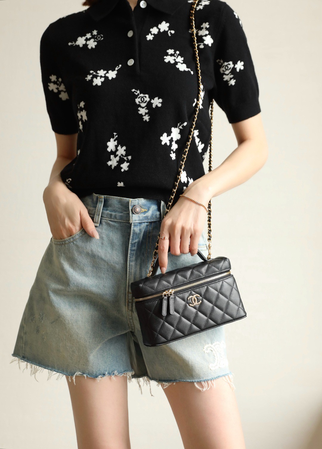 26P春夏限定｜麻花鑽扣 LP盒子包黑色_11