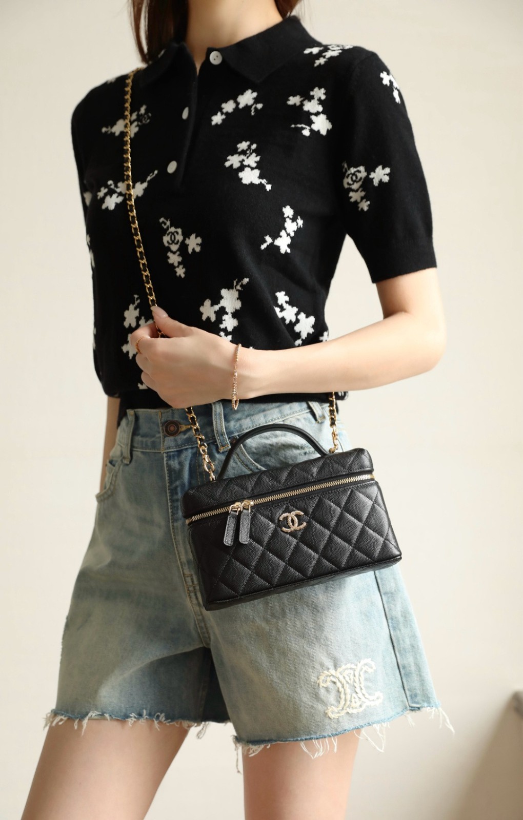 26P春夏限定｜麻花鑽扣 LP盒子包黑色_13